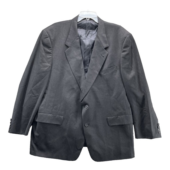Vintage Hart Schaffner & Marx 100% Wool Blazer Men 48 R Academia Business Formal